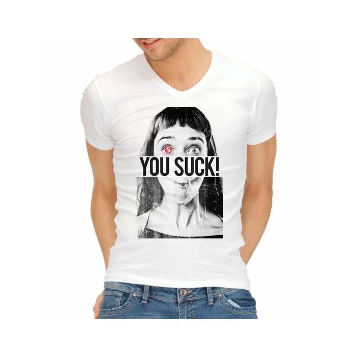 T-shirt drôle vous sucez
