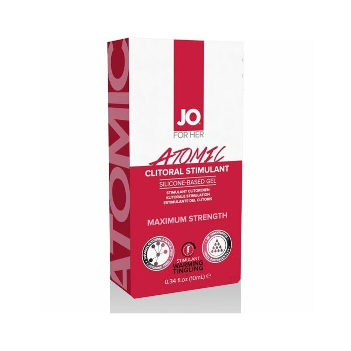 Jo gel clitoridien intensité 10 ml atomica