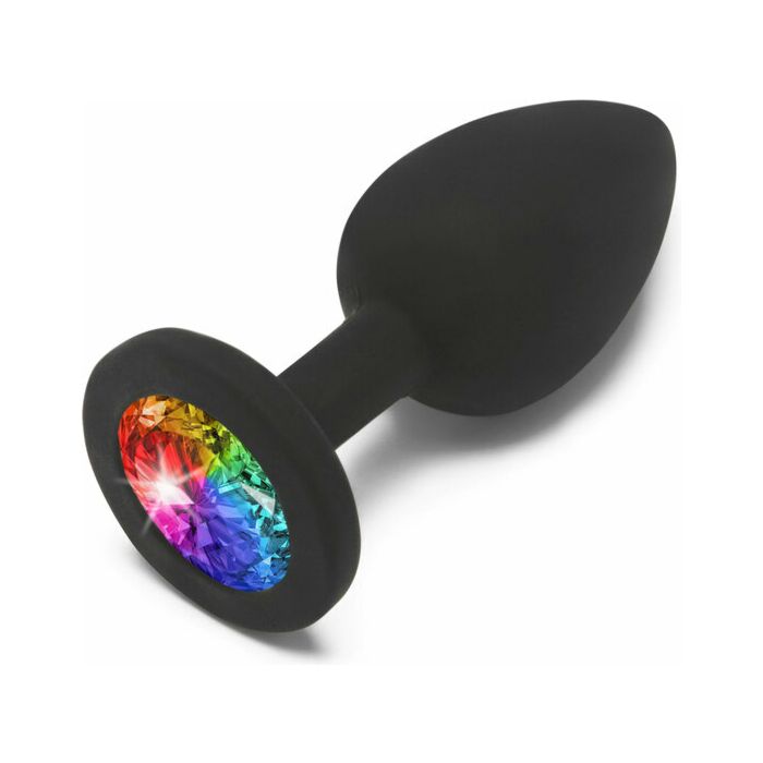 Bijou de butin arc-en-ciel petit - noir
