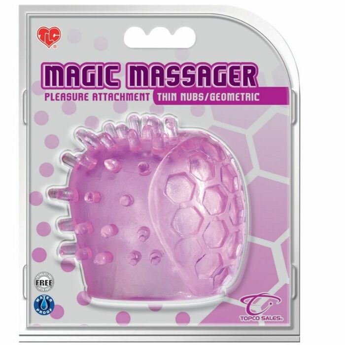 Topco lilas tête géométrique pour massagers magiques
