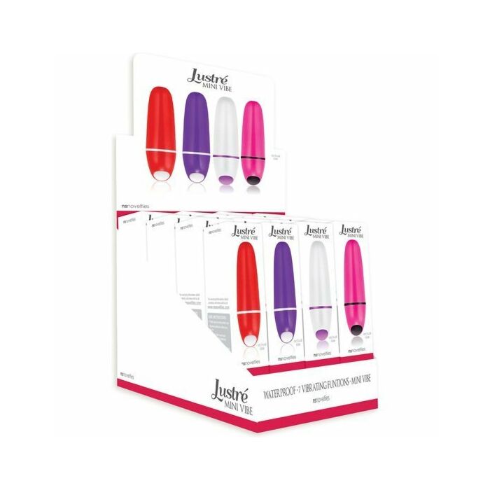 Lustre mini vibrador display 20uds