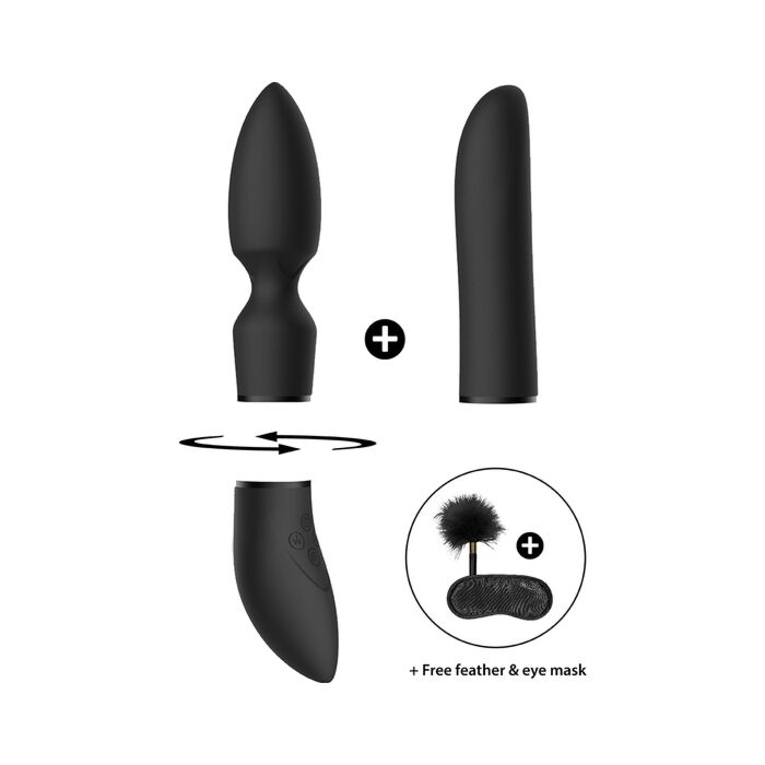 Kit Plaisir Vibrande Clitoris - Negro