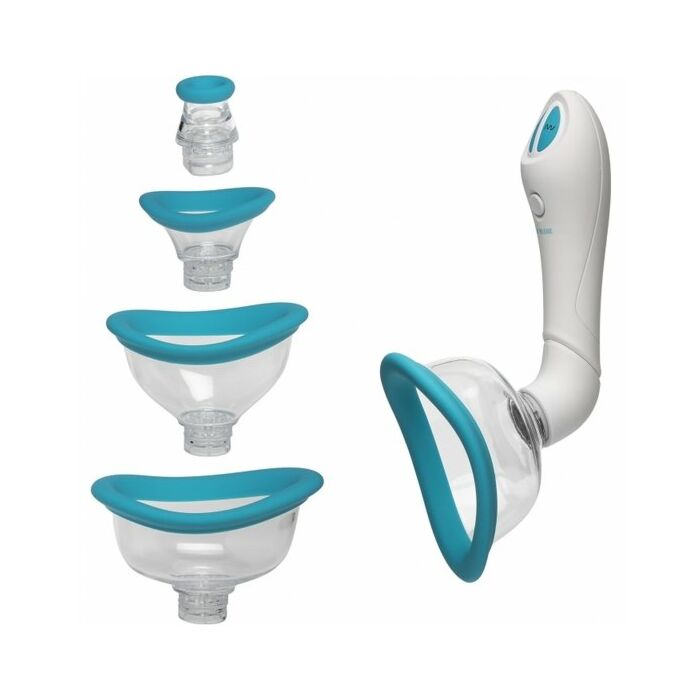Bloom - Ventouse Clit & Nipple / Turquoise, Blanc