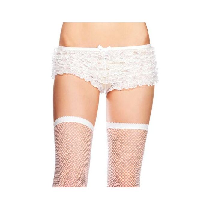 Leg avenue froufrous blanc culotte en dentelle