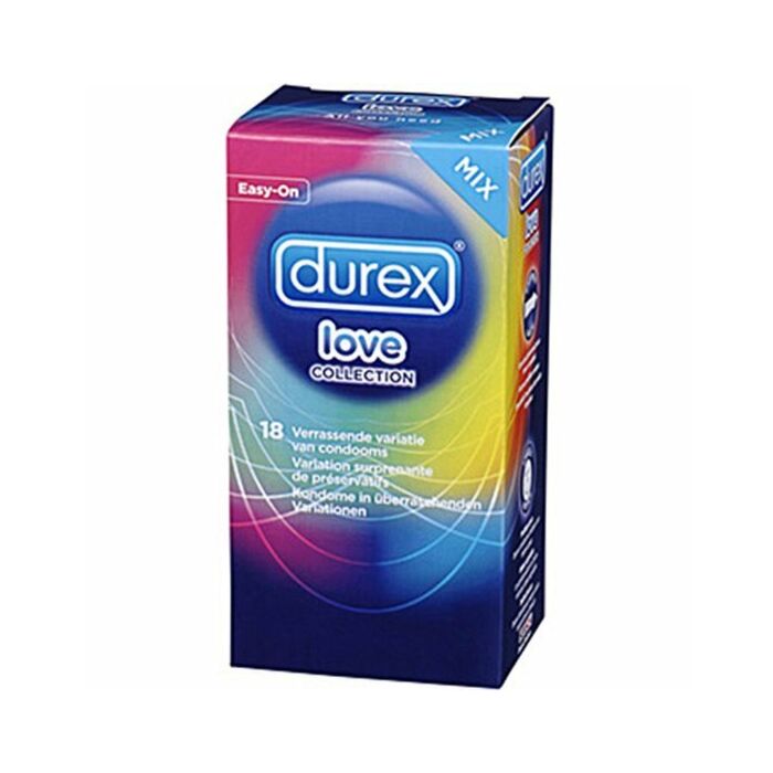 Durex amour assortiment de 18 pièces (4 boîtes)