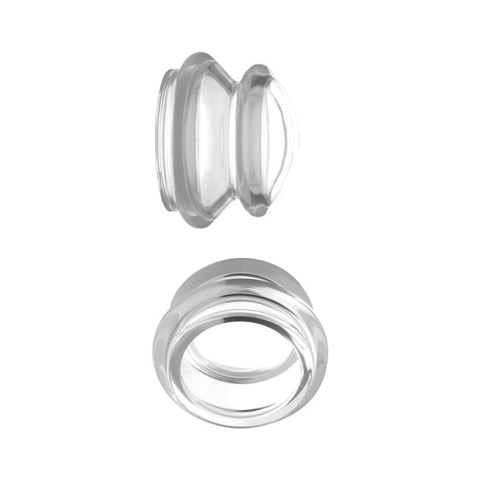 Poussoirs de stimulateur de tétine en silicone transparent de petite taille - transparent