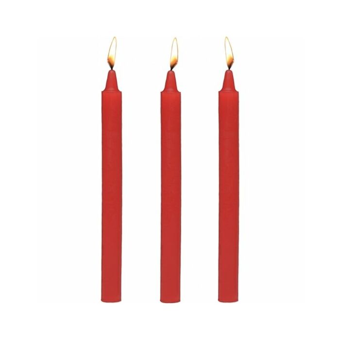 Bâtons de feu - Fetish Drip Set de Velas - Roja