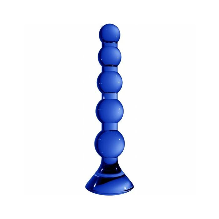 Stetch dildo de cristal azul