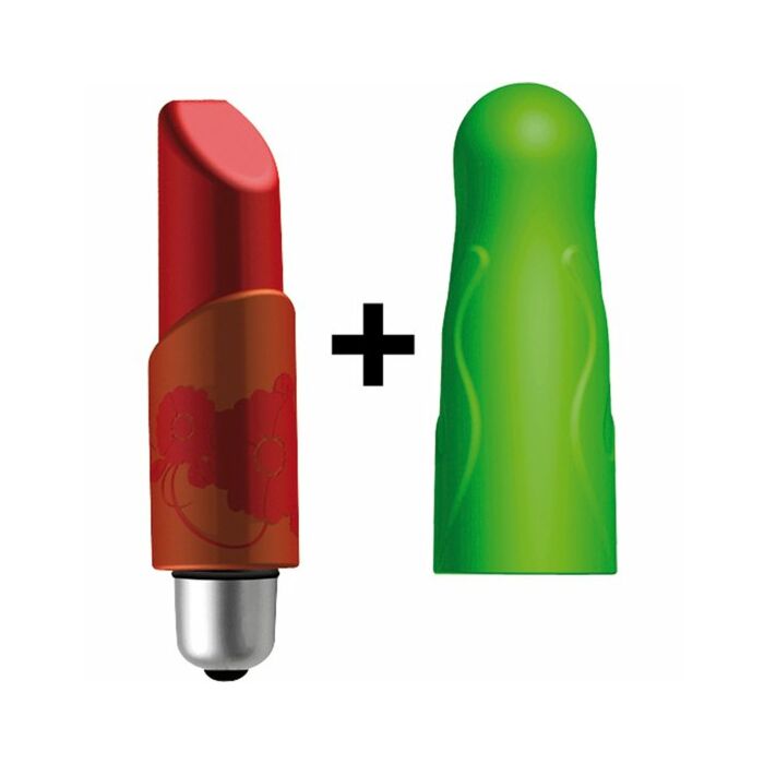 Joystick ladylile micro stimulateur avec des couvertures rouges et verts