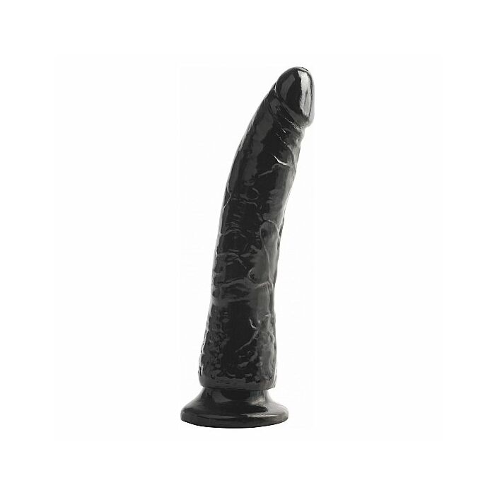 Basix Jelly Penis 19 cm mince noir