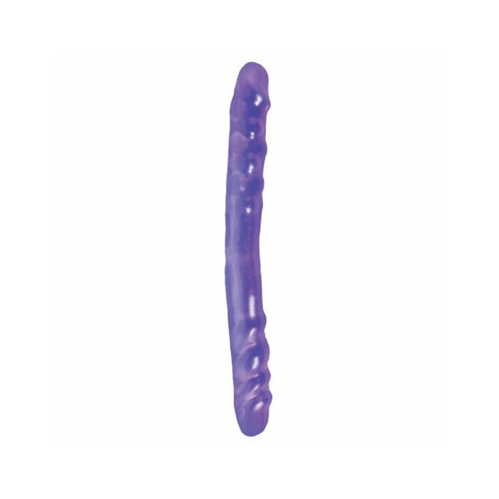 Basix à double gelée lilas pénis de 37 cm