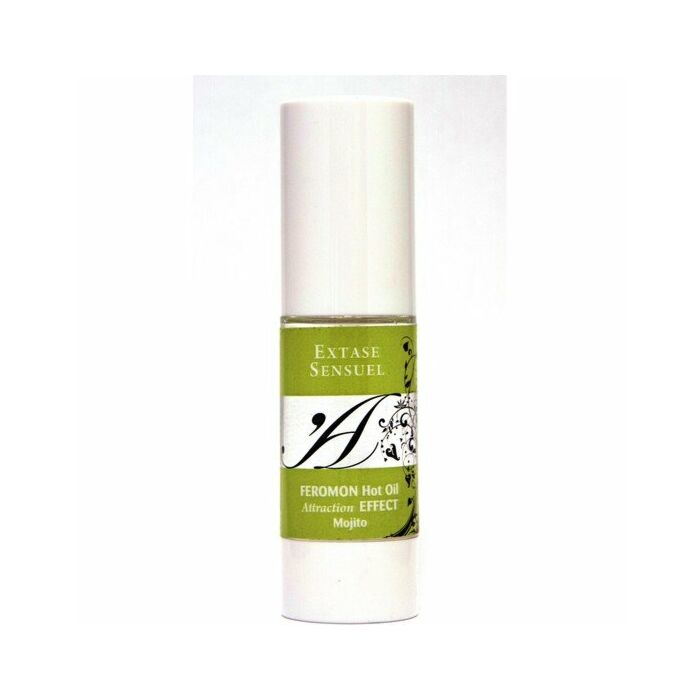 Extase huile de massage sensuelle avec des phéromones Mojito effet de la chaleur