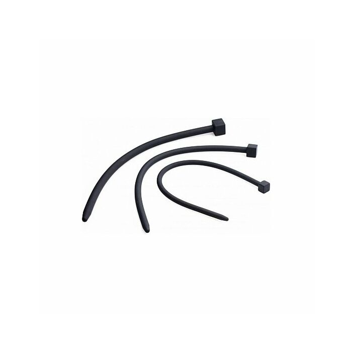 Cathéters urétraux boulonnés de luxe en silicone - noir