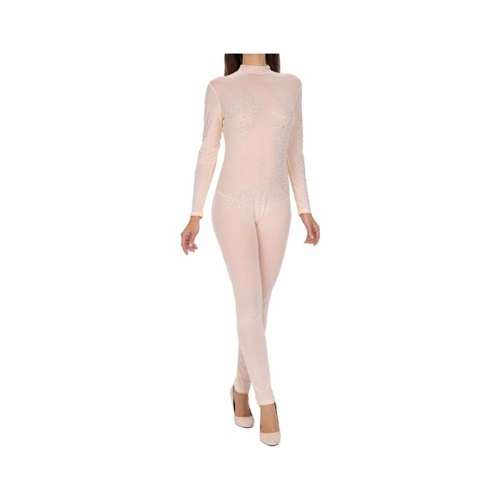 Mono rhinestone blanco