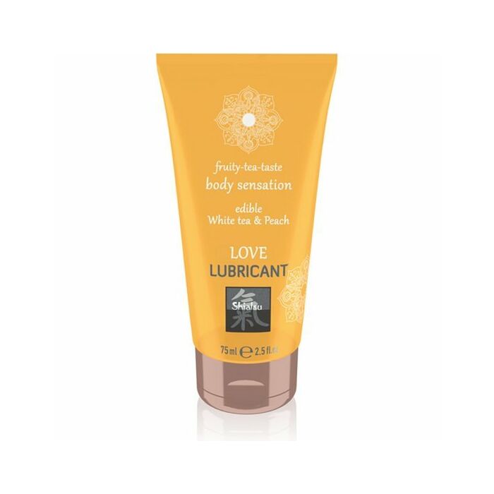 Love lubricante comestible té blanco y melocotón 75ml