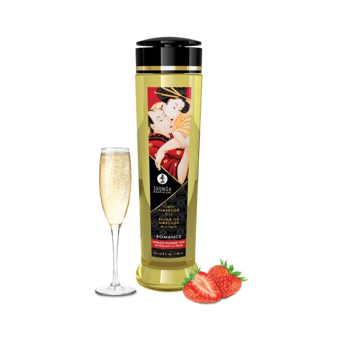 Huile de massage Shunga Romance érotique
