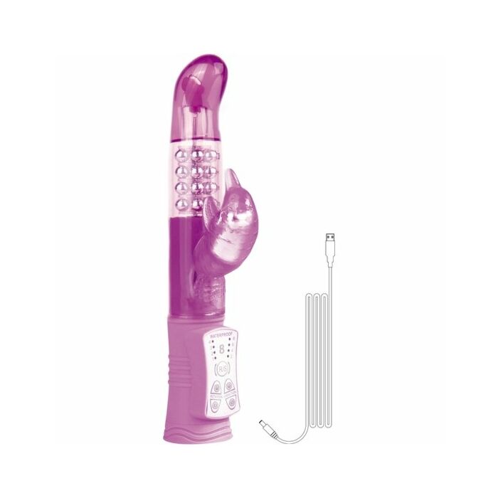 Vibromasseur rechargeable delfn violet