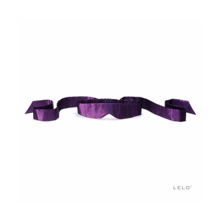 Lelo lilas bande de soie pour les yeux intimes