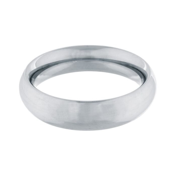 Bague en acier inoxydable - 50 mm - argent
