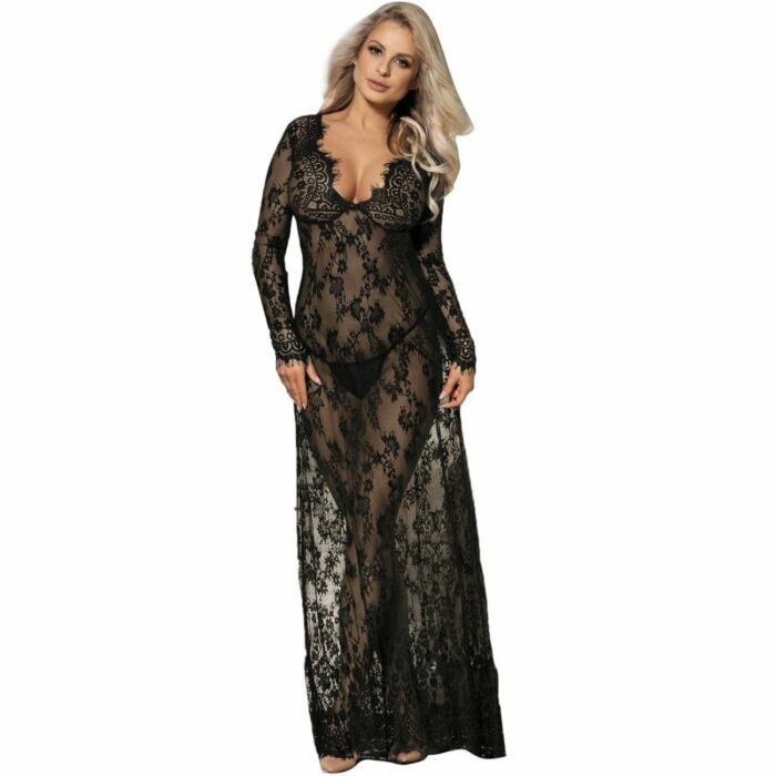 Robe Sensuelle Longue Séduction.