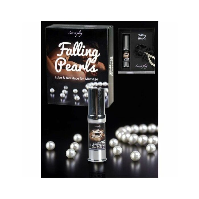 Falling pearls - lubricante y collar para masaje