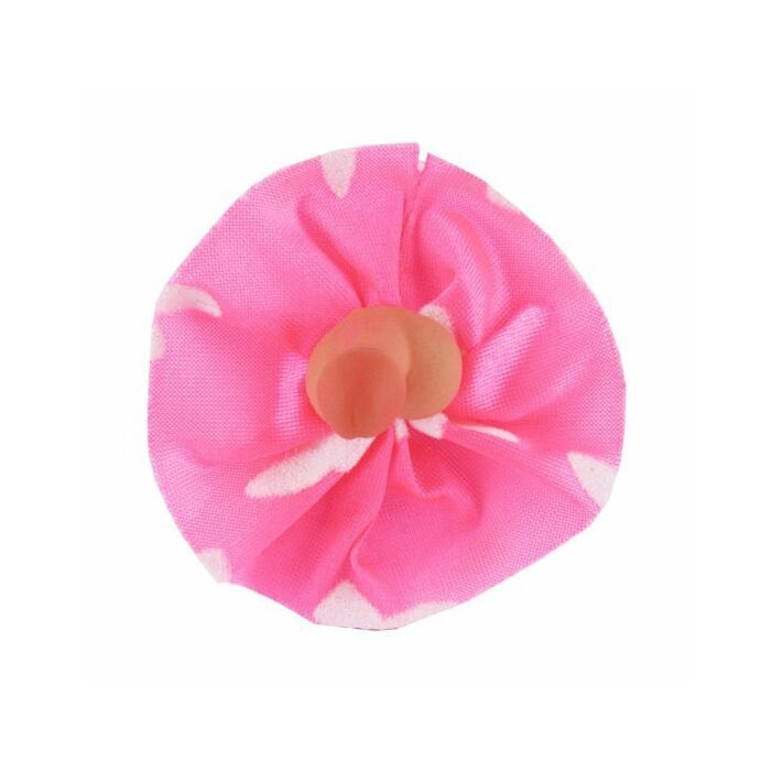sifflet rose Broche avec des lapins