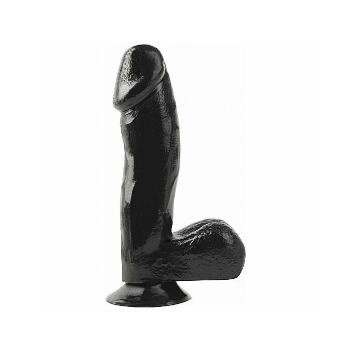 Basix aspiration gélatine pénis noir 16 cm