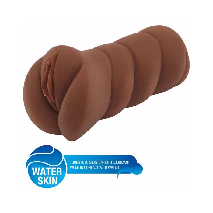 Super wet travel beaver masturbador vagina - marrón