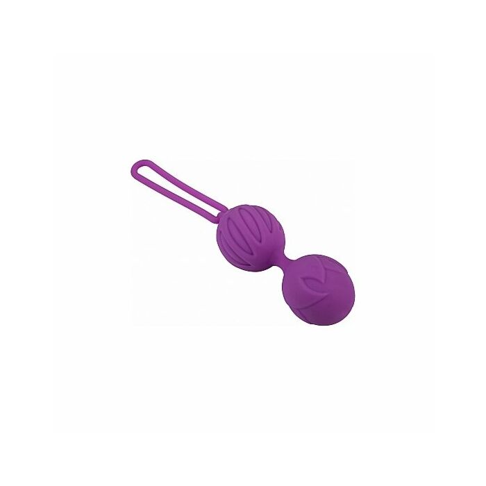 Boule de geisha élastique violette