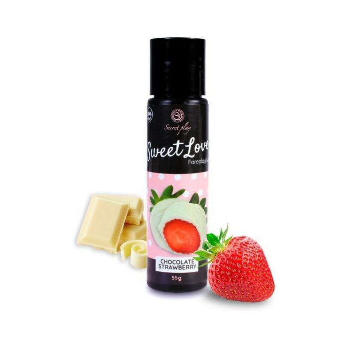 Lubrifiant Fraise Blanche 60ml