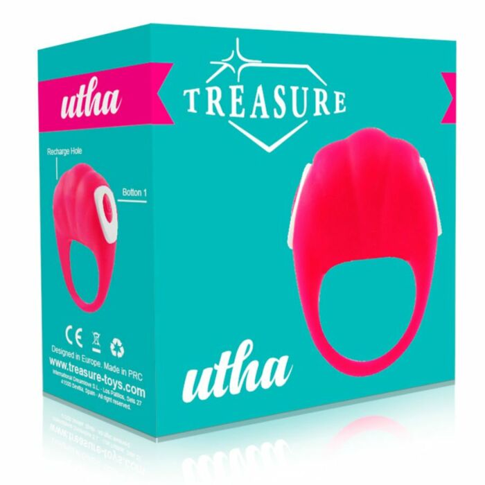 Treasure utha silicone anillo rosa