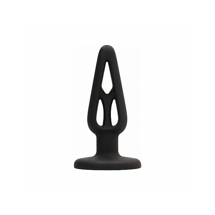 Butt plug - hollow 2 - 10cm negro
