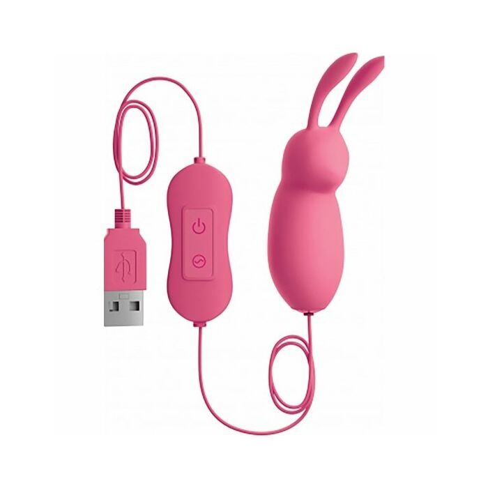 Omg! bullets - bala vibradora conejito, rosa