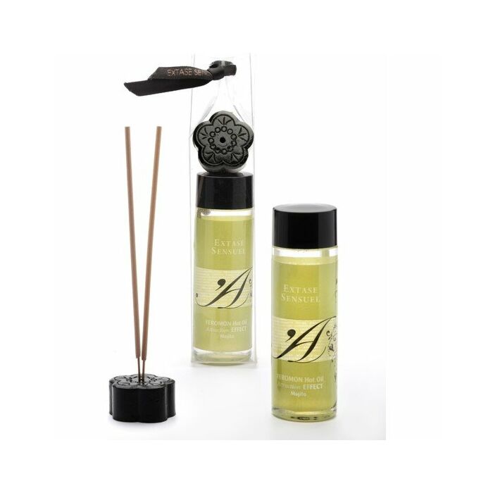 Huile Sensuelle Mojito Chaud avec Phéromones