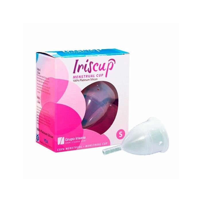 Iriscup transparent petite mestrual de verre