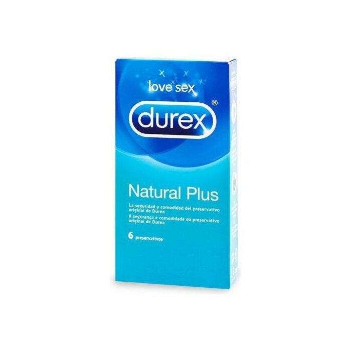 Durex Natural plus 6 unités