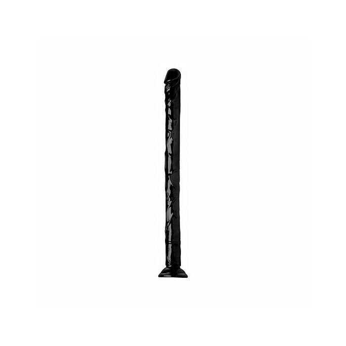 Dildo flexible realístico 50cm - negro