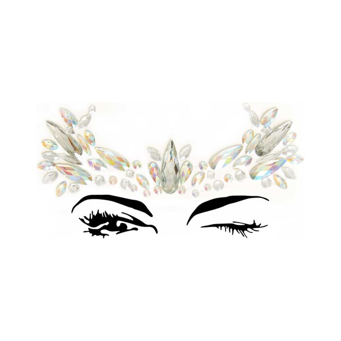 Bijoux de visage auto-adhésifs Elora