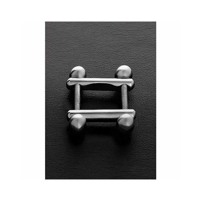 Pinza para pezón bdsm con 2 bolas finales - 1 unidad