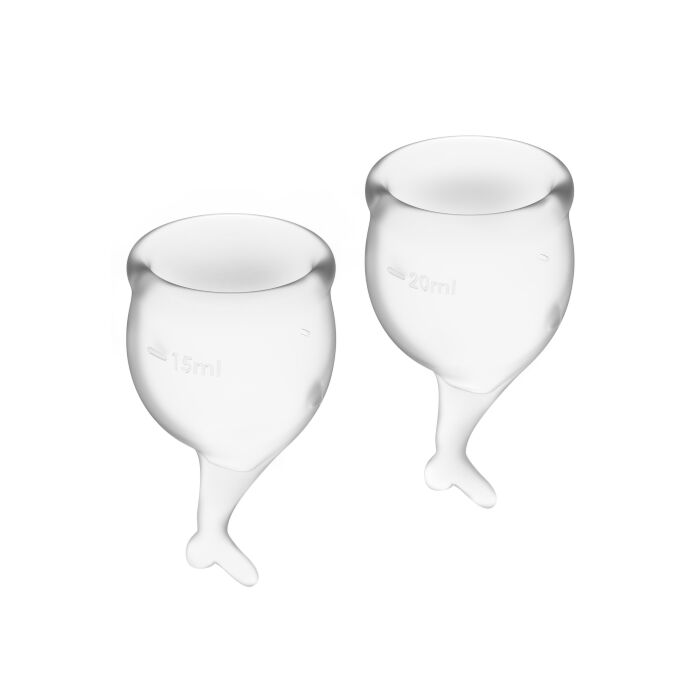 Satisfyer Feel Secure Kit Copa Menstrual Transparente 15 + 20ml