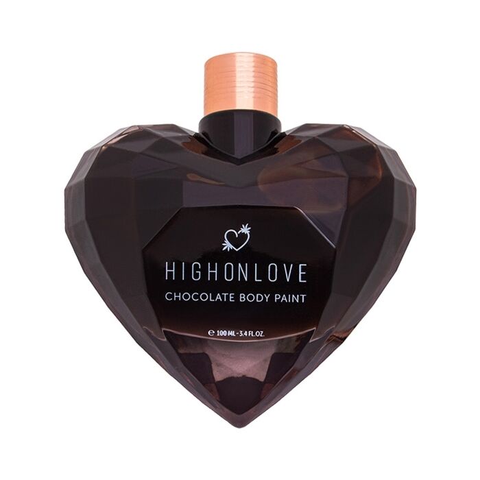 High on love - peinture corporelle chocolat - 100 ml