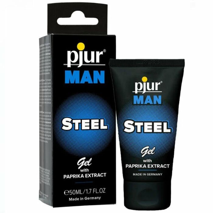 homme acier Pjur gel en tube 50ml