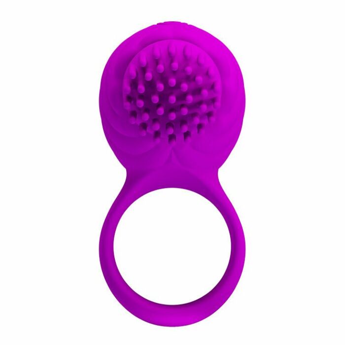 ANILLO VIBRADOR SILICONA CON ROTACION GEORGIA PRETTY LOVE