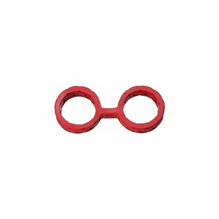 Japanese bondage - esposas de silicona grandes- rojo