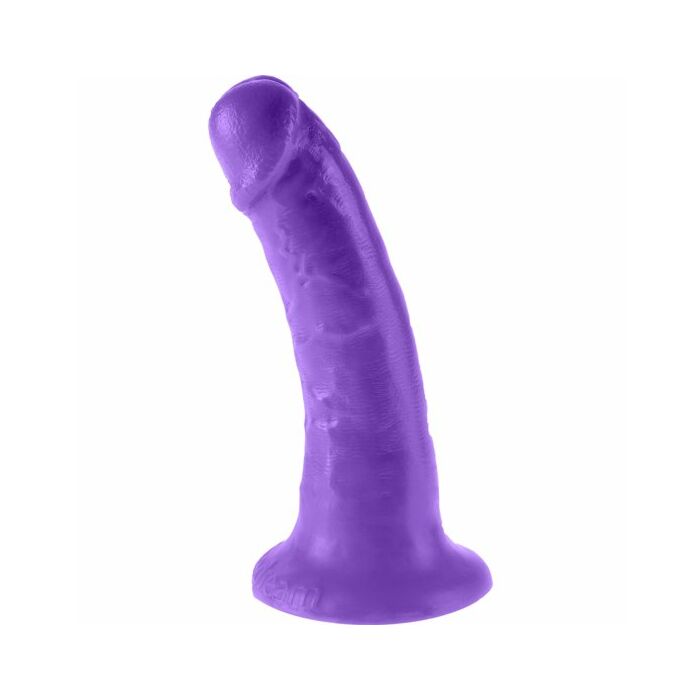 Slim dildo 15 cm morado