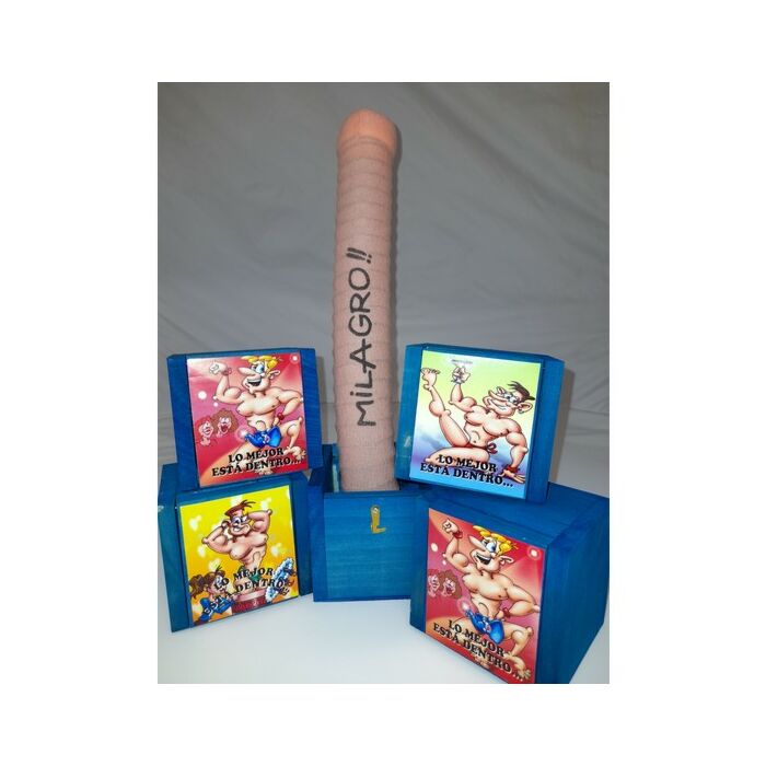 Boîte surprise sifflet couleur viande