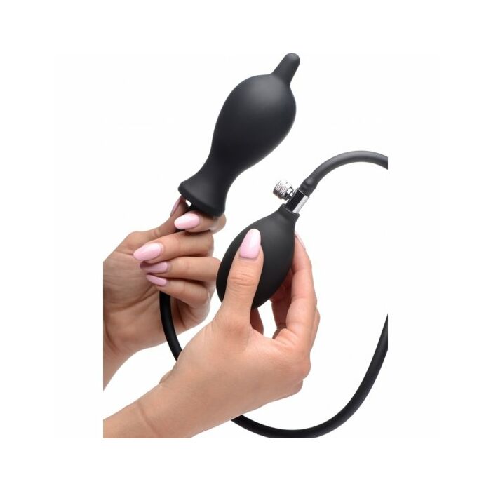 Gonfleur analogique en silicone - noir