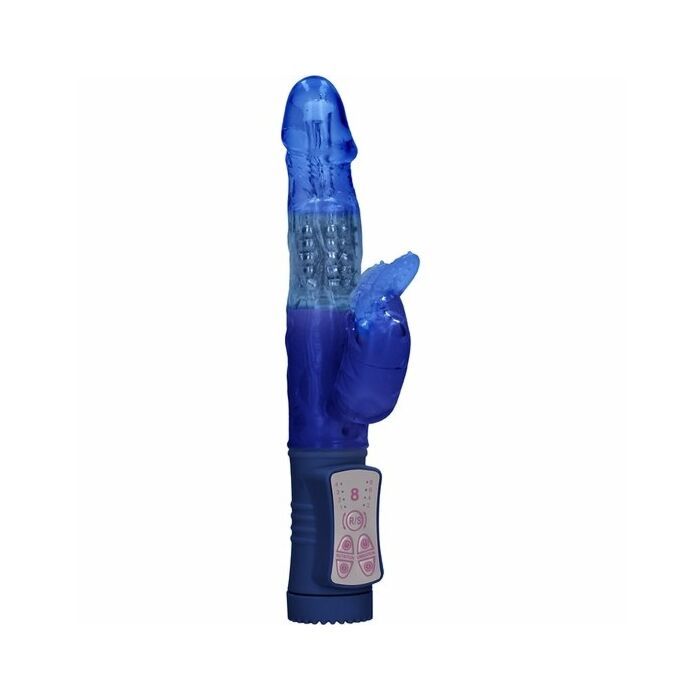Vibrador rampante beetle con rotación - azul