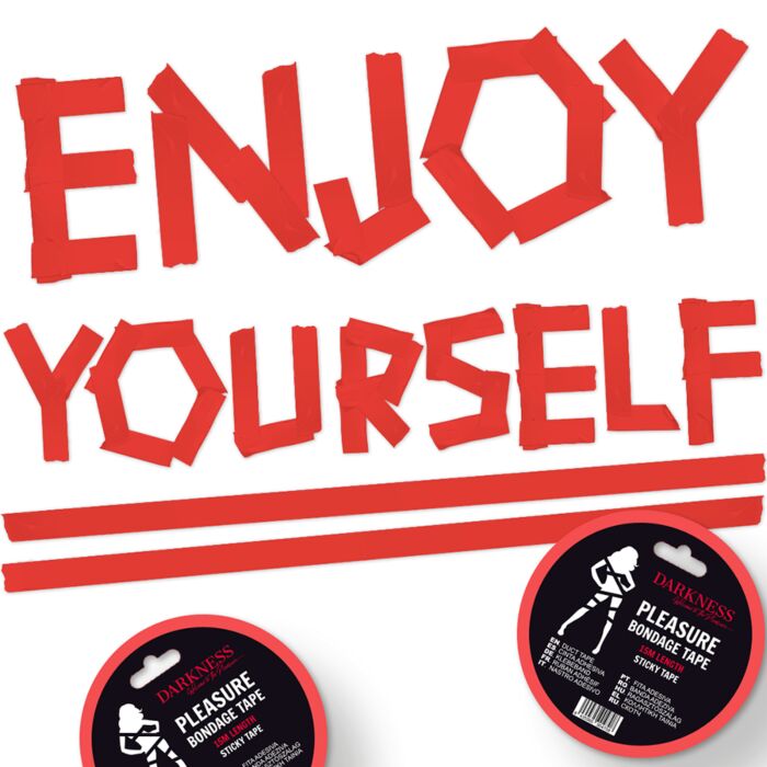 Ruban de bondage rouge séduisant