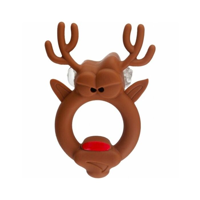 Anillo vibrador reno navideño